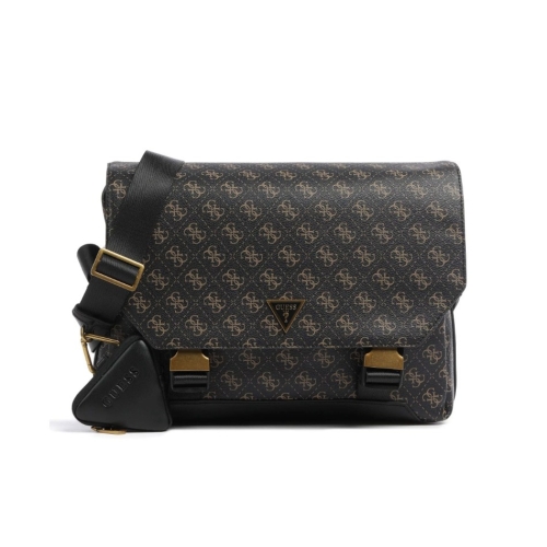 게스 Vezzola Eco Messenger bag synthetic dark brown HMEVZLP4162-BOC Onesize