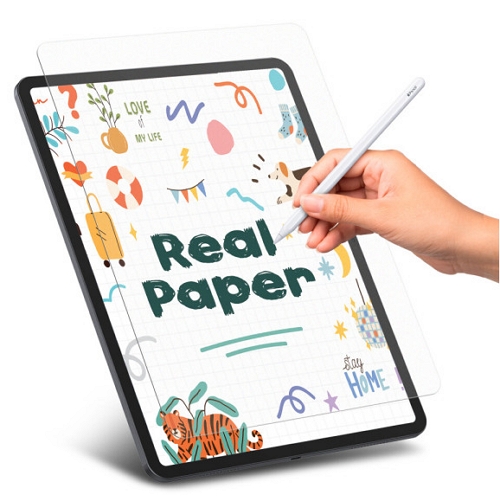 슈피겐 iPad Air 13 M2 페이퍼터치 이지핏 종이질감 강화유리 보호필름 (액정 1매)_이미지