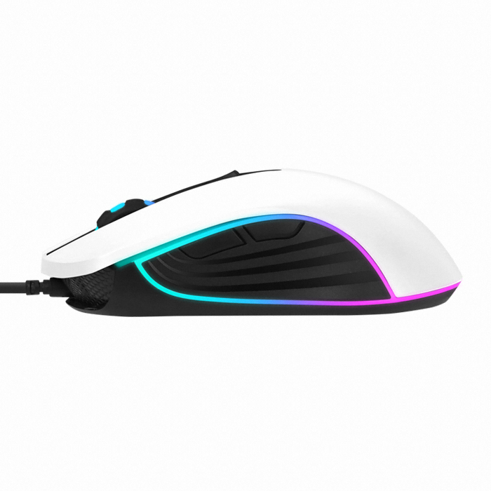 COX CM50 RGB 게이밍 마우스 (화이트)_이미지