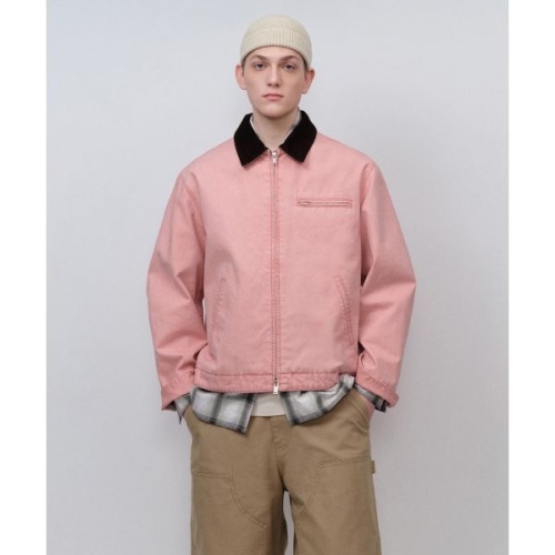 무신사 무신사 스탠다드 ltgt MUSINSA STANDARD 피그먼트 캔버스 워크 자켓 재킷 데저트 핑크 MMEUJ170-EP 339399