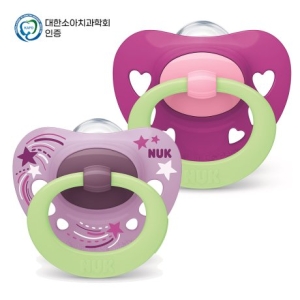 보령메디앙스 누크 시그니처 야광 노리개젖꼭지 S1
