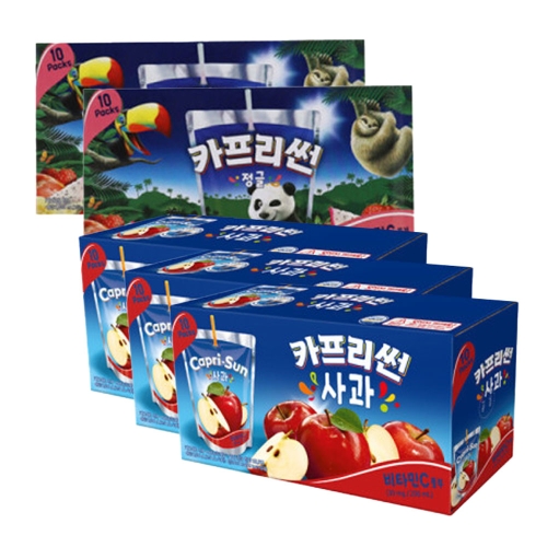농심 카프리썬 정글 200ml 20개 + 사과 200ml 30개_이미지