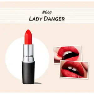 MAC 607 레이디 데인저 매트 레트로 립 파우더 키스 3g