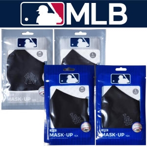 MLB 마스크 1매입 LA다저스 뉴욕양키스 빨아쓰는 면 마스크_이미지