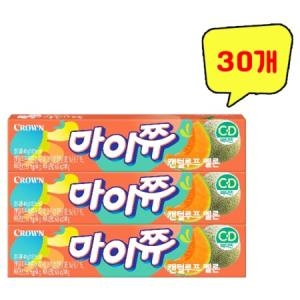 크라운제과 마이쮸 캔털루프 멜론 44g (30개)_이미지