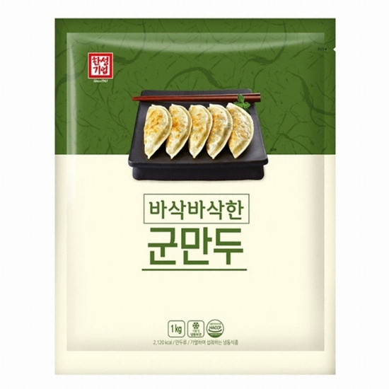 한성기업 바삭바삭한 군만두 1kg (1개)_이미지