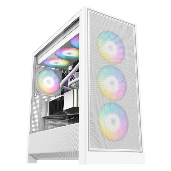 피씨스토어 AMD 화이트 게이밍PC 라이젠5 7500F RTX5060TI (32GB, M.2 1TB)_이미지