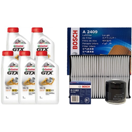 캐스트롤 GTX SP/C3 5W30 5L + 보쉬필터 기아 K5 TF 2.0 가솔린 터보