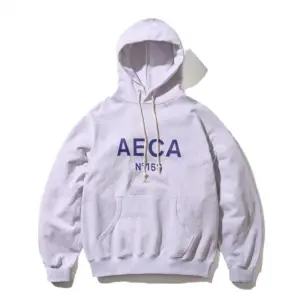 에이카화이트 AECA BIG LOGO PULLOVER 후드티 후디-LIGHT GREY/네이비 168985_이미지