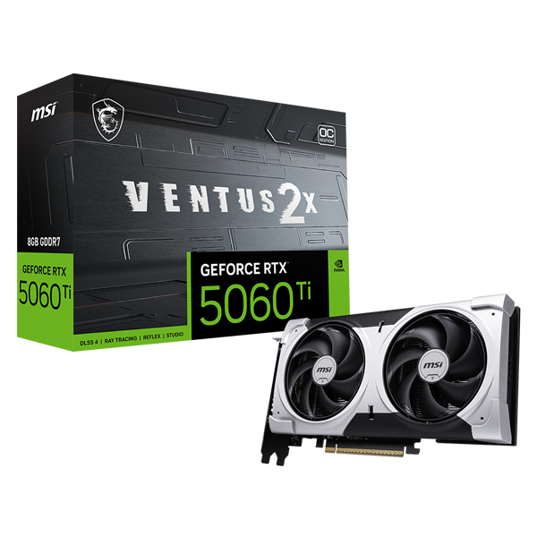 MSI 지포스 <b>RTX</b> 5060 Ti 벤투스 2X OC 플러스 D7 8GB