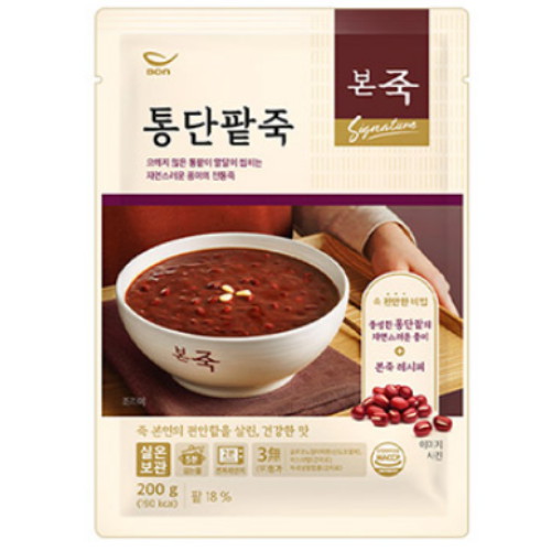 동방푸드마스타 파우치 통단팥죽 200g이미지입니다. 누르면 해당 게시물로 새창이동합니다.