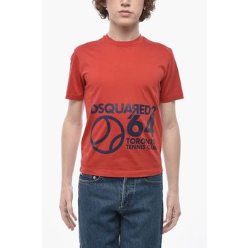 디스퀘어드2 토론토 테니스 클럽 프린트 티셔츠 139337425
