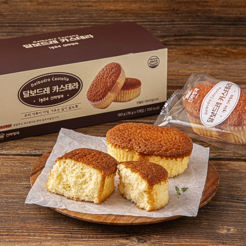 신라명과 달보드레카스테라 5개입 180g 1박스_이미지