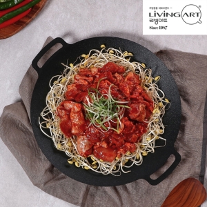 리빙아트 인덕션겸용 그리들 33cm 고기불판 삼겹살 닭갈비팬