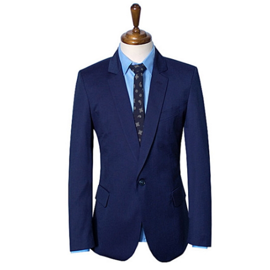 엠씨마르니 MC옴므 솔린 원버튼 정장 수트 자켓 AS17S13_J_NV