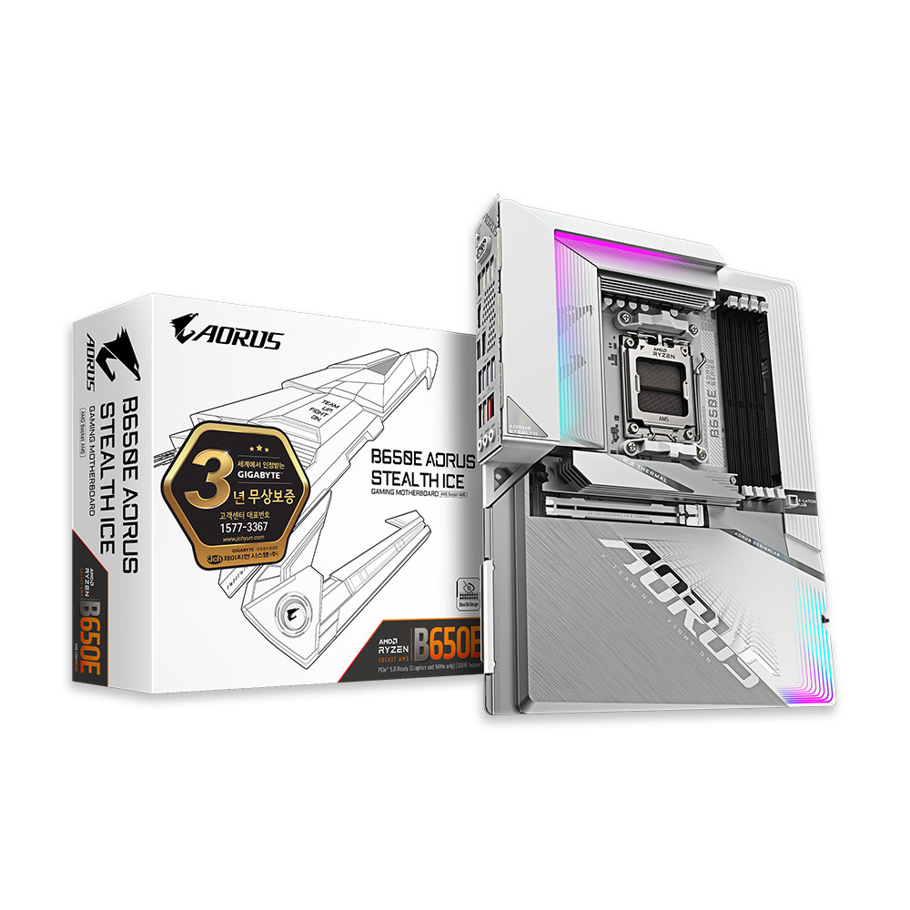 GIGABYTE B650E AORUS STEALTH ICE ���̾���