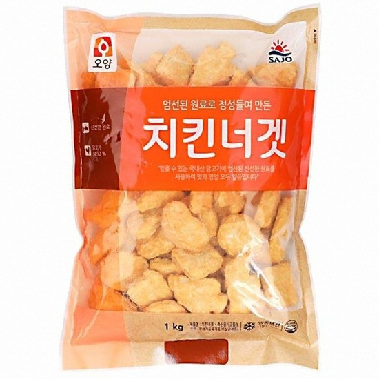 사조대림 오양 치킨너겟 1kg (5개)_이미지