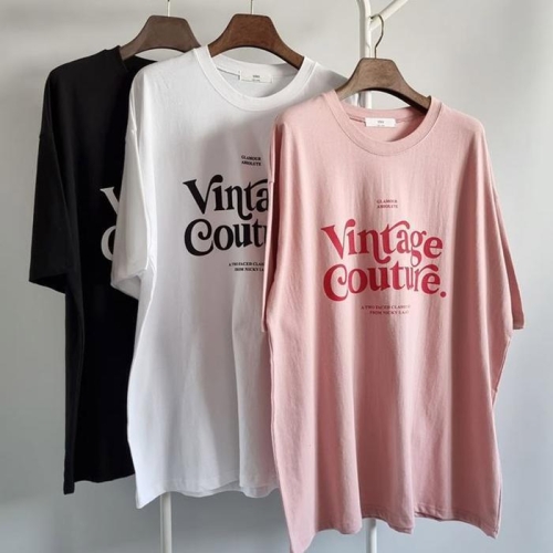 빅사이즈나염티 U270L506 컬쳐프린팅면루즈반팔티 NS 37005398A