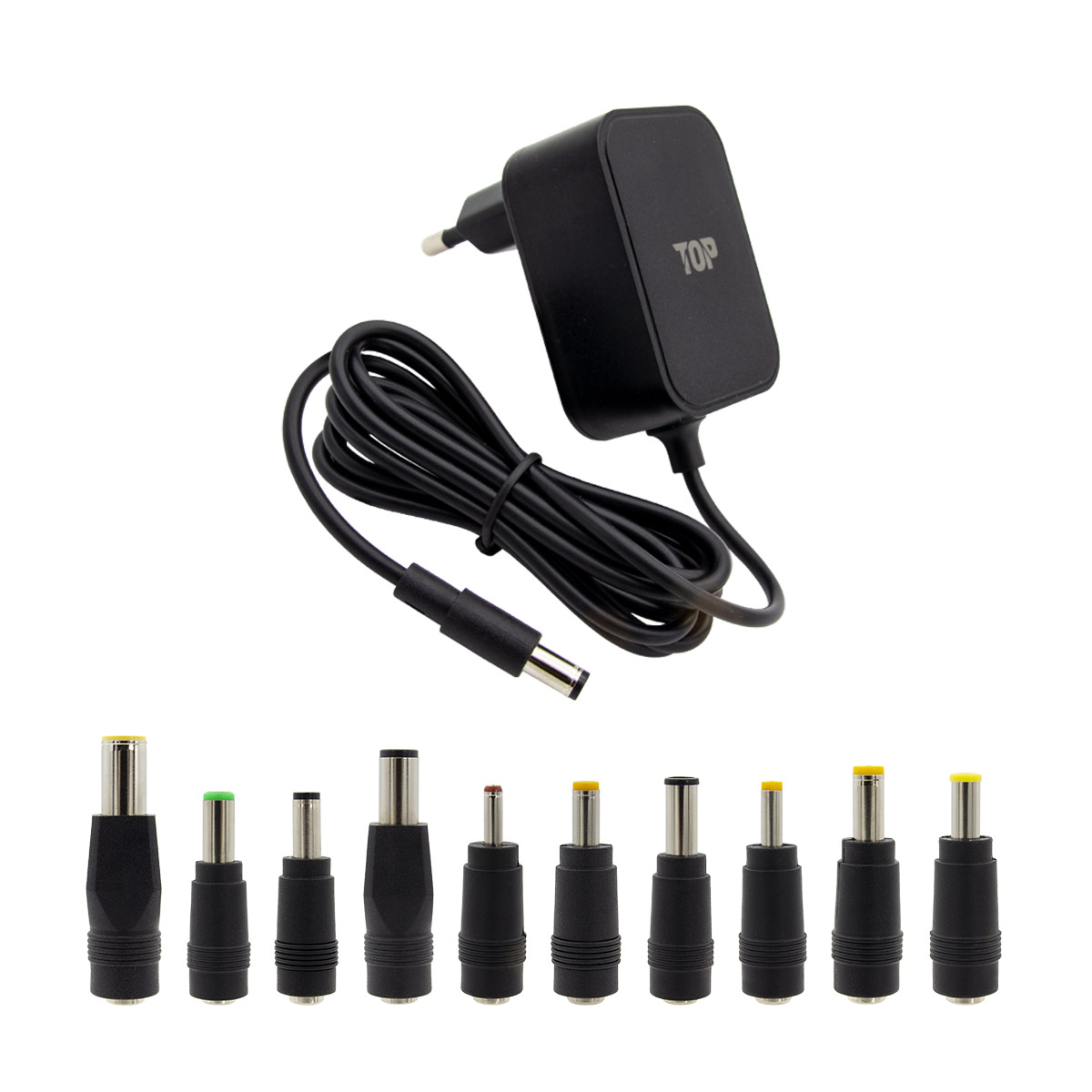 HDTOP DC 24V 1A 블랙 어댑터 (HT-AD176 / 10종 젠더)_이미지