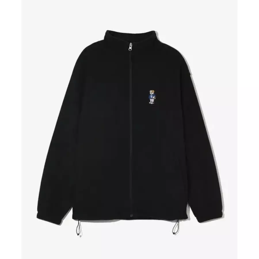 엠브로이더리 댄 플리스 트랙자켓 블랙 YEW1FJ304SBK