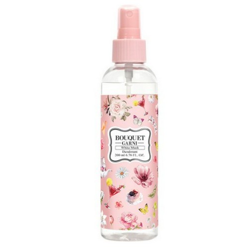 부케가르니 리프레쉬 데오드란트 스프레이 화이트머스크 200ml (3개)_이미지