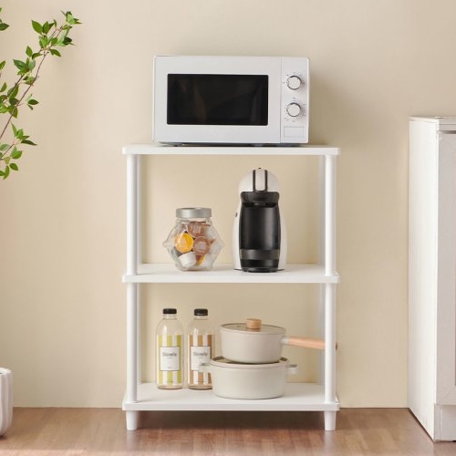 포스트모던  이지 3단 주방선반 조립식 렌지대 600