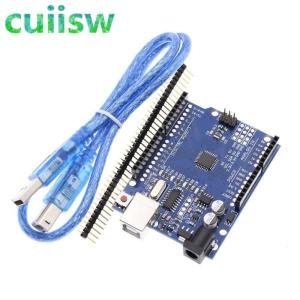 Cuiisw UNO R3 UNO 보드 UNO R3 CH340G MEGA328P 칩 UNO R3 개발 보드 USB 케이블 1..