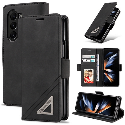 수나르 갤럭시Z 폴드7 힌지보호 카드수납 지갑형 가죽 케이스