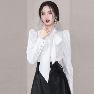  럭셔리 왕리본 블라우스 이쁜 하객 러블리 결혼식 빅리본