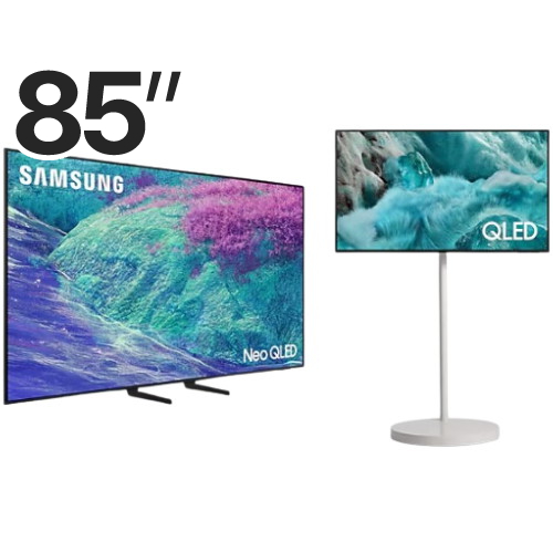 삼성전자 네오QLED KQ85QNFE1AFXKR + KQ43QF7AAFXKR 무빙스타일 (스탠드, TV+TV)_이미지