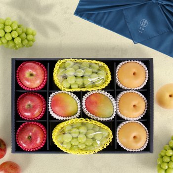 SSG정담 프리미엄 사과 배 샤인 애플망고 선물세트 5.5kg (1개)_이미지