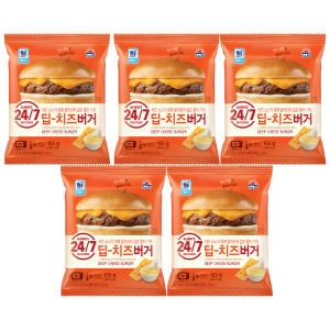 사조대림 딥치즈버거 155g (5개)_이미지