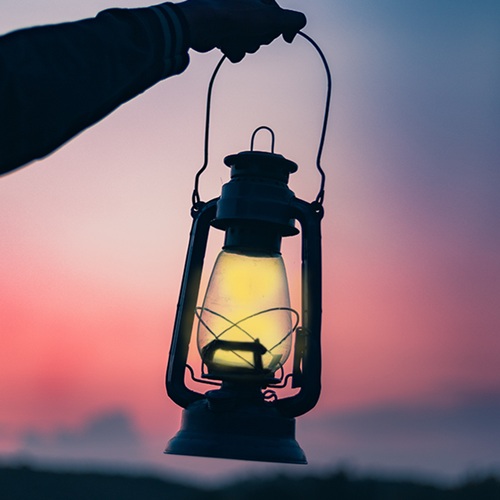 위드어스 감성 캠핑 LED 랜턴 중형