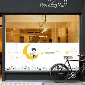  아트박스 밤하늘에별을_불투명유리시트-꾸밈