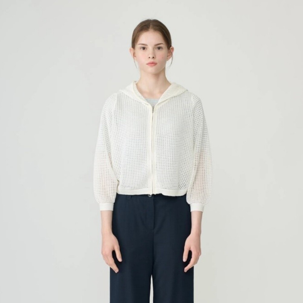 BCBG G 네트후드 가디건 B6F7G172