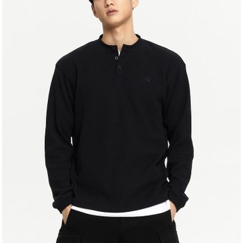 뉴발란스 와플 헨리넥 긴팔티 NBNDE4S081_이미지