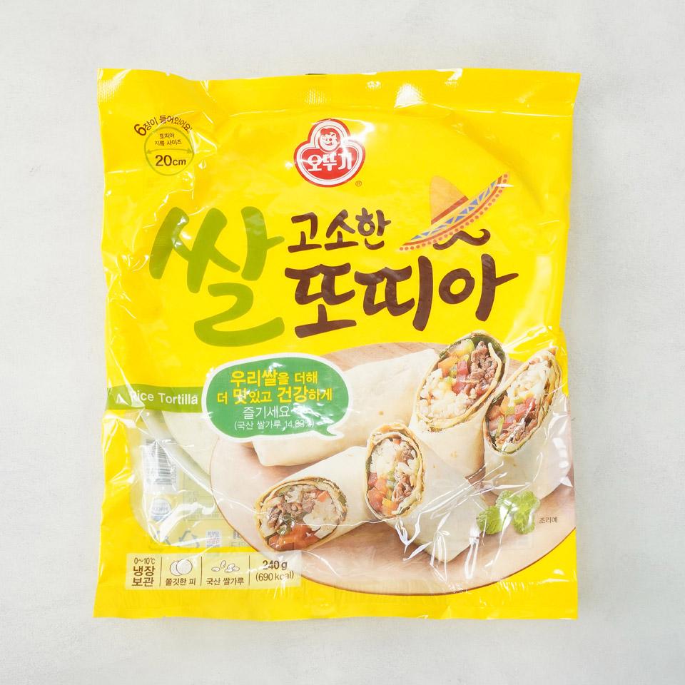 오뚜기 고소한 쌀 또띠아 240g[1개]