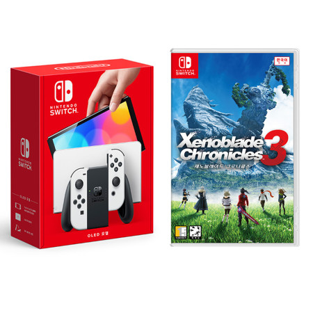 Nintendo 닌텐도 스위치 OLED 1인용 게임 패키지 (제노블레이드3)