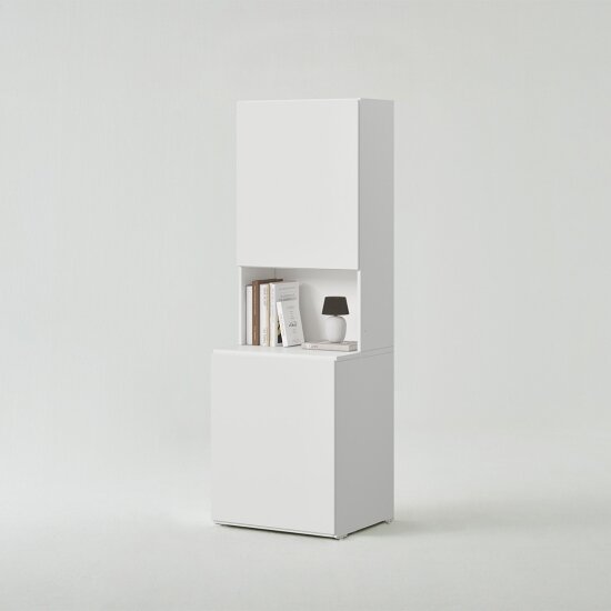 한샘 티오 상부도어형 5단 수납책장 600_이미지