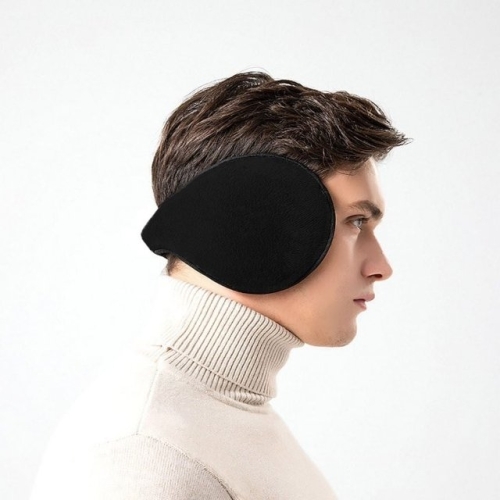 남성 블랙 따뜻한 겨울나기 방한 털귀마개 기모귀마개 WFG1UG2