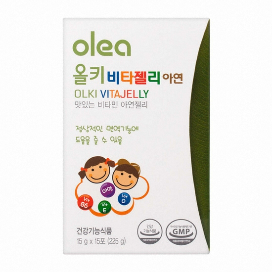 아주약품 올레아 올키 비타젤리 아연 15포 (3개)