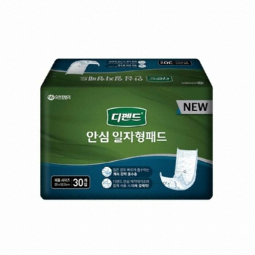 디펜드 안심 일자형패드 30개 (2팩(60개))_이미지