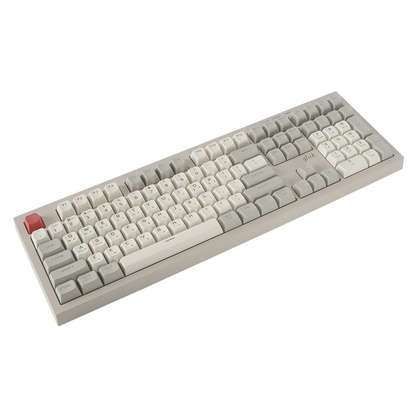 지클릭커 OFFICEPRO WK50 사일런스 M RGB 무소음 방수 무선 블루투스 108 (Retro Cappuccino)_이미지