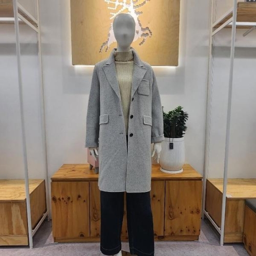 레코브 HC04 울혼방카라헨드메이드 코트 LC21DZHD006_이미지