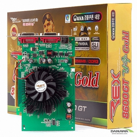 Rextech 지포스 8600GT 강추 Gold 256MB AVA