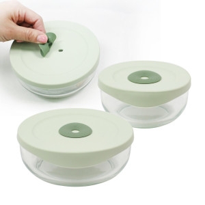 글라스락 스팀 밥 보관용기 500ml (3개)_이미지