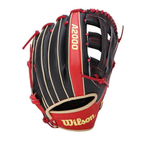 윌슨 코리아 내야 글러브 12 블랙+레드 A2000-24DW5