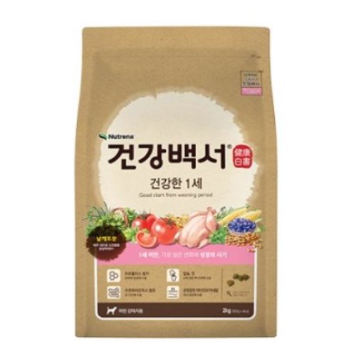  뉴트리나 독 건강백서 건강한 1세 2kg [1개]