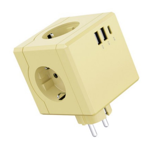 ��������� ���ڳ� 3�� 16A �ܼ�Ʈ�� USB ���뷮 ť���Ƽ��