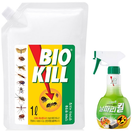 비오킬 날파리킬 370ml + 리필 1L